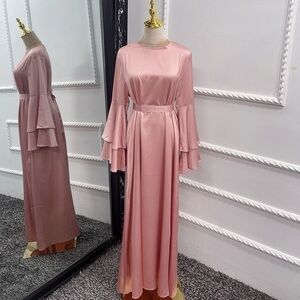 Pink maxi dress